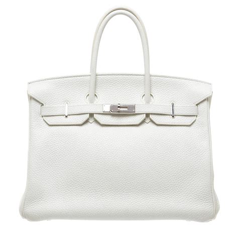 white birkin hermes|hermes birkin 35 togo leather.